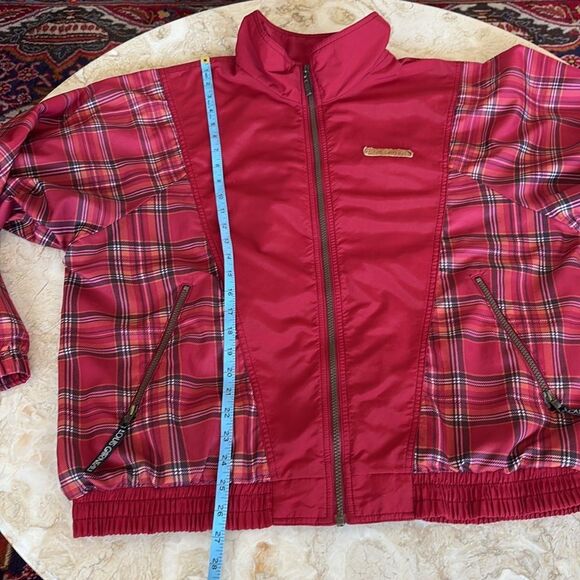 Vintage Garneau Plaid Windbreaker Bomber Jacket - Picture 16 of 16
